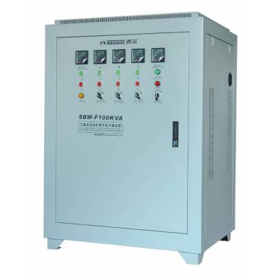 SBW-F Series Three-Phase Split-Phase Regulating Full-Automatic Compensated Voltage Stabilizer 100k